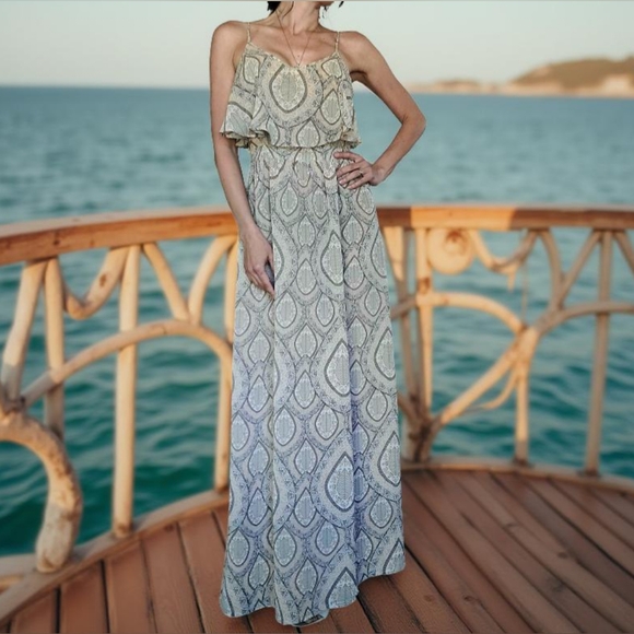 Flowy Patterned Maxi - Picture 3 of 6